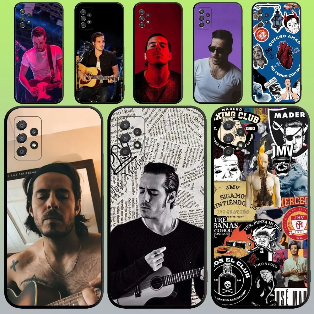 

Jose Madero Musician Phone Case For Samsung Galaxy A20,A21s,A22,A31,A32,A52,A53,A72,73,A80,A91 Soft Black Cover