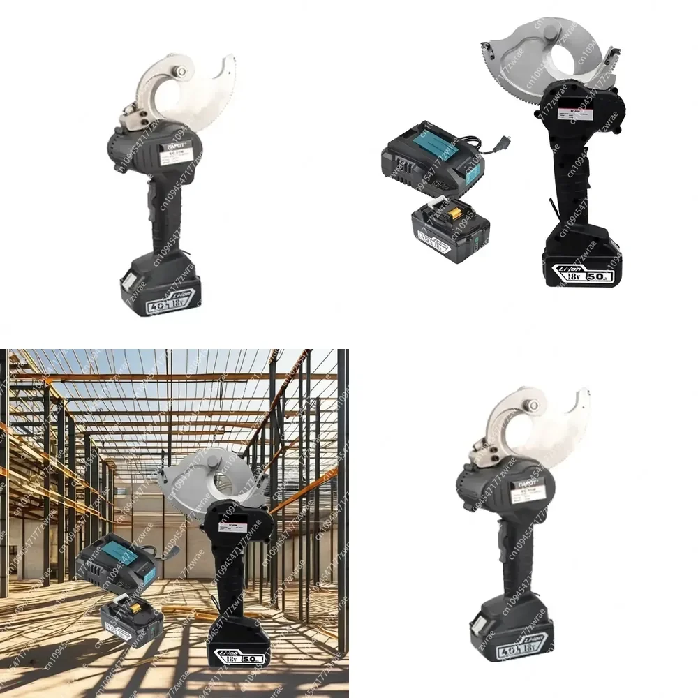 EC-50M Battery Operated Electric Ratchet Cable Cutter for Crimping Cutting & Construction of Armored ACSR Cable