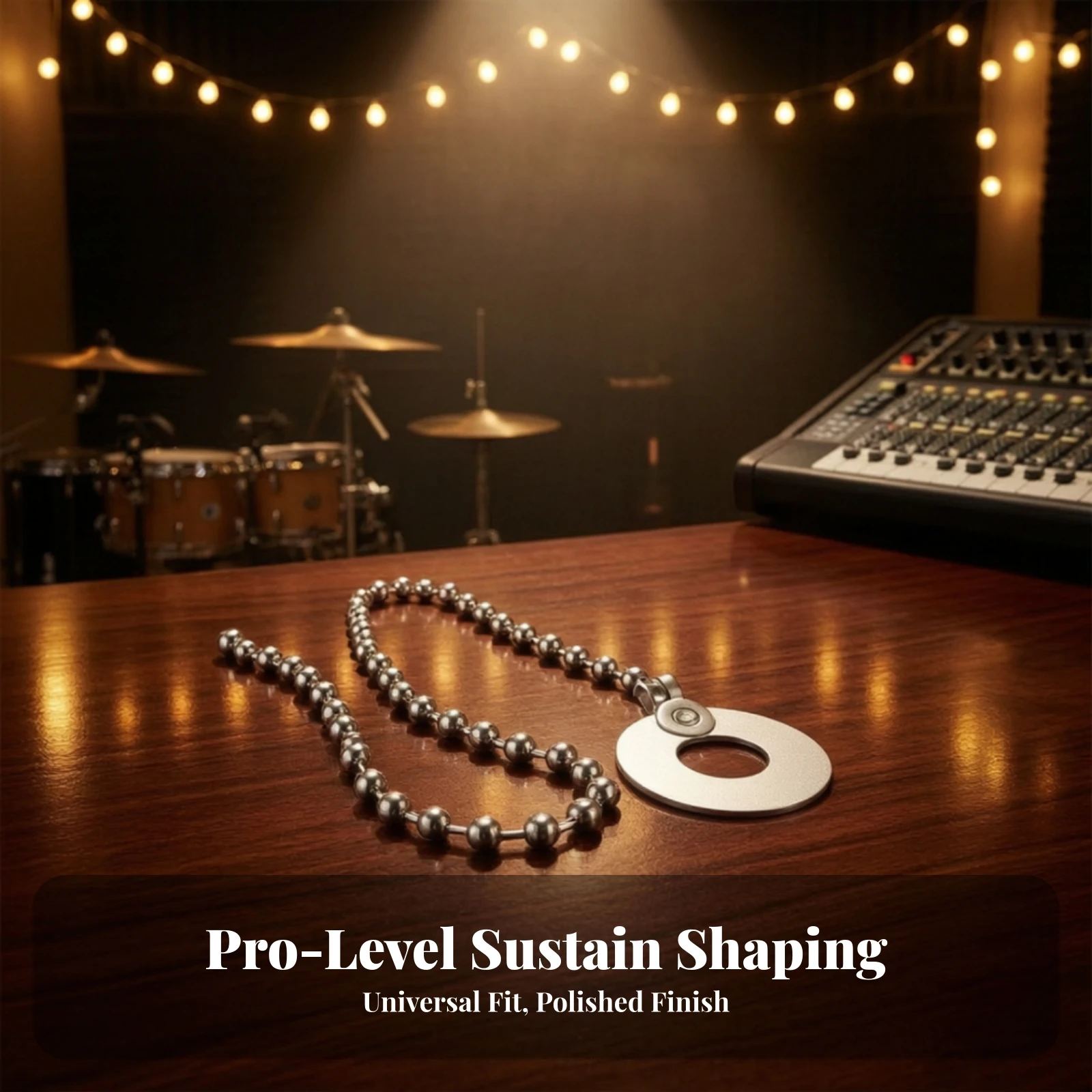Cymbal Sizzler Small Cymbal Sizzler with Chain Sizzle Chain Lightweight Drum Accessory Versatile for Drummers, Live Performance