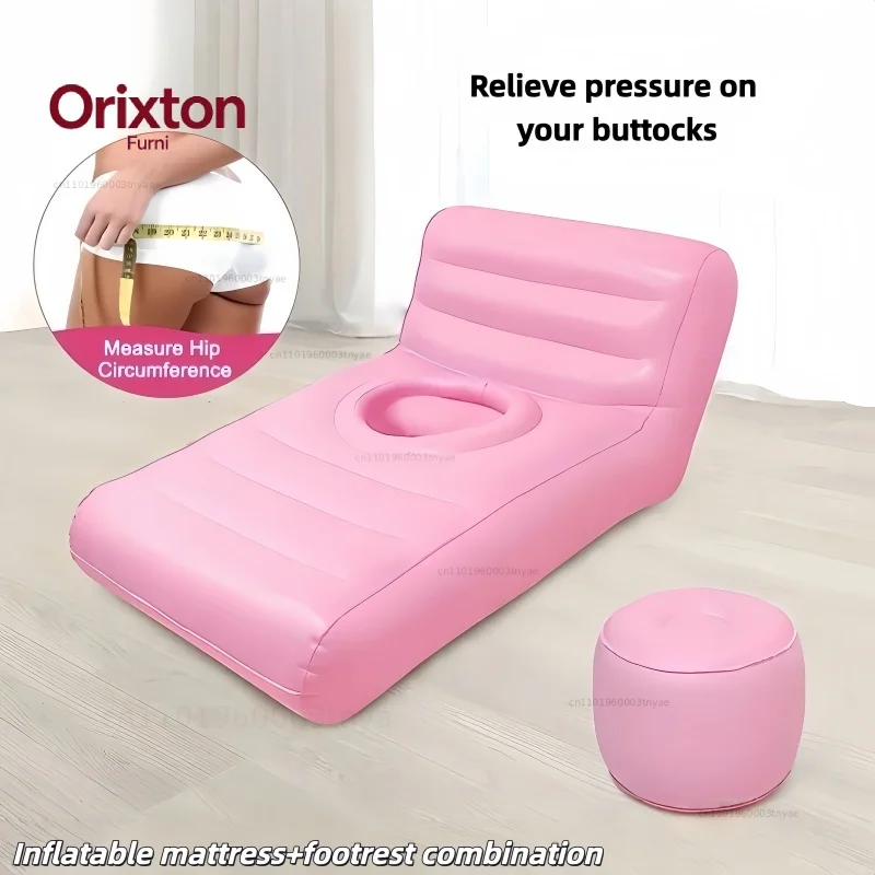 New Bbl Rehabilitation Inflatable Bed with Perforated Hip Lift Air Cushion, Portable Pvc Air Cushion Bed for Postoperative Care
