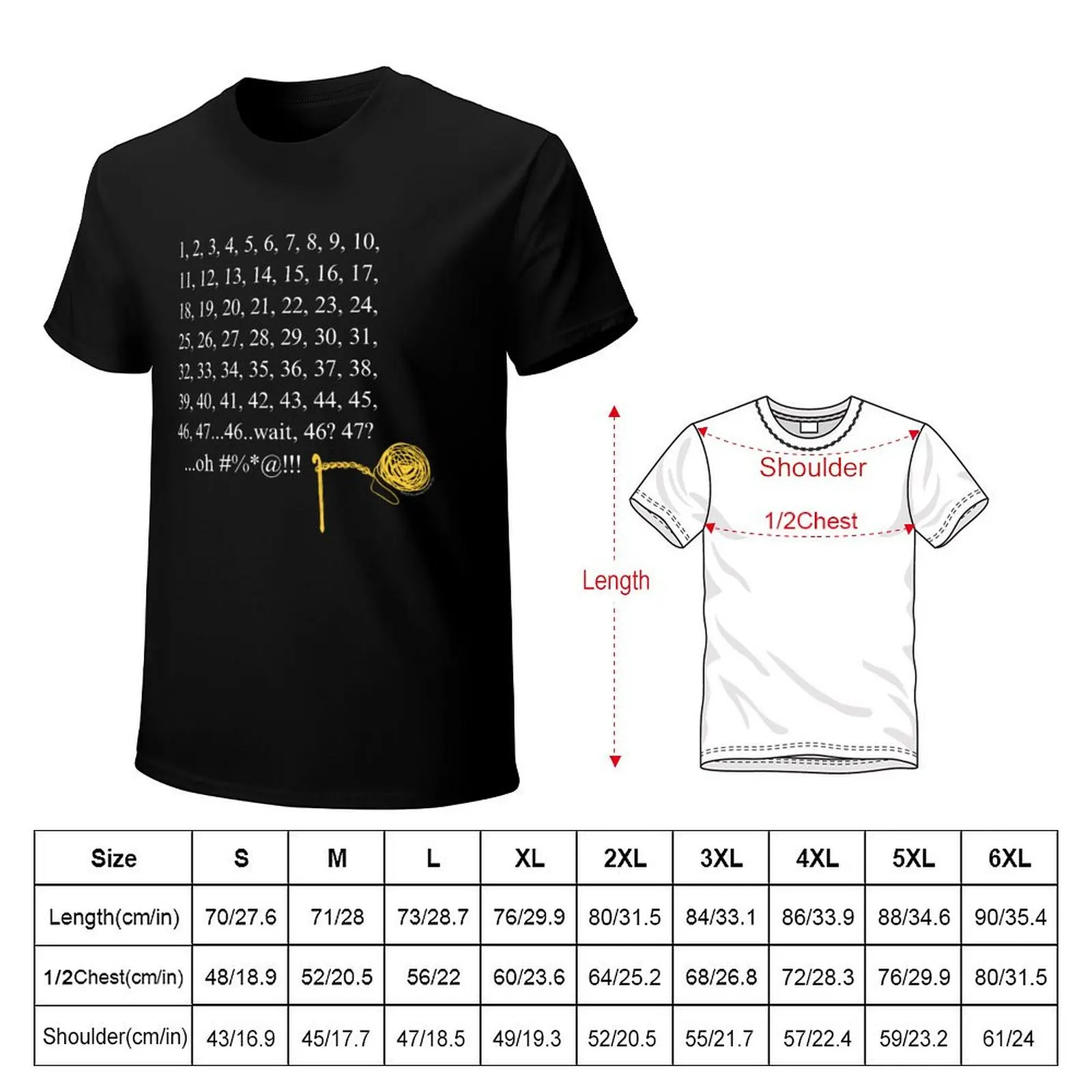 Crochet Counting #%*@!!! T-Shirt Performance Workout Short Sleeve Tee