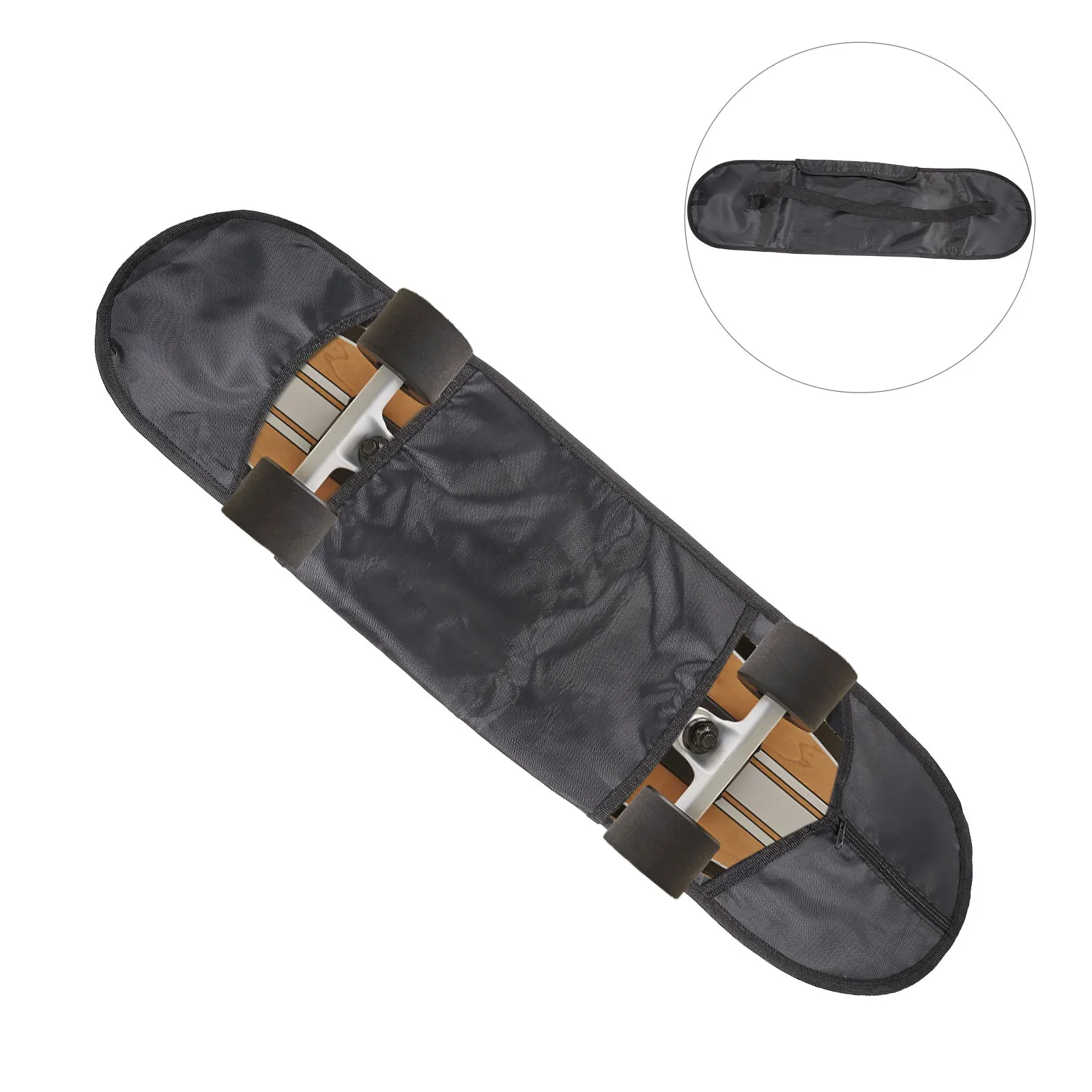 

Durable Skateboard Bag Professional Longboard Backpack With Comfortable Shoulder Strap For Easy Carrying Black Color