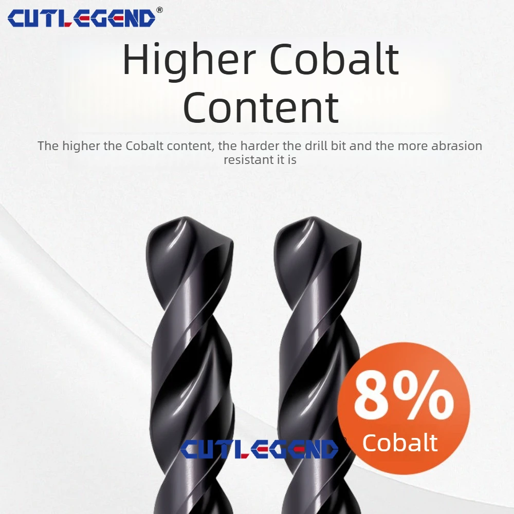 M42 Cobalt Twist Drill Bit HSSE Co8 HSS-Co8 High Performance for Carbon Steel Copper Stainless Steel Hole Tool 1mm-13mm