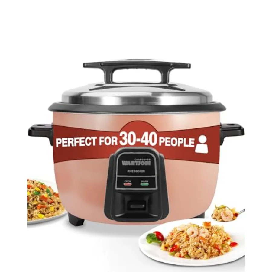 

Commercial 10L Stainless Steel Rice Cooker Warmer for Party and Family Use Brown 4.2L Capacity 42 Cups