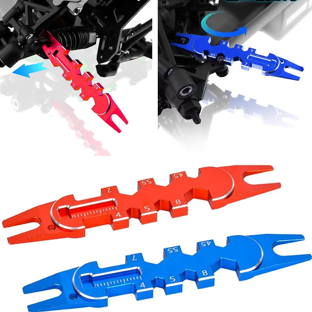 Aluminium Ball End Remover Spurstange Einstellung Werkzeuge Mehrzweck Schlüssel Reparatur Werkzeuge Für RC Modell Auto Buggy Crawler