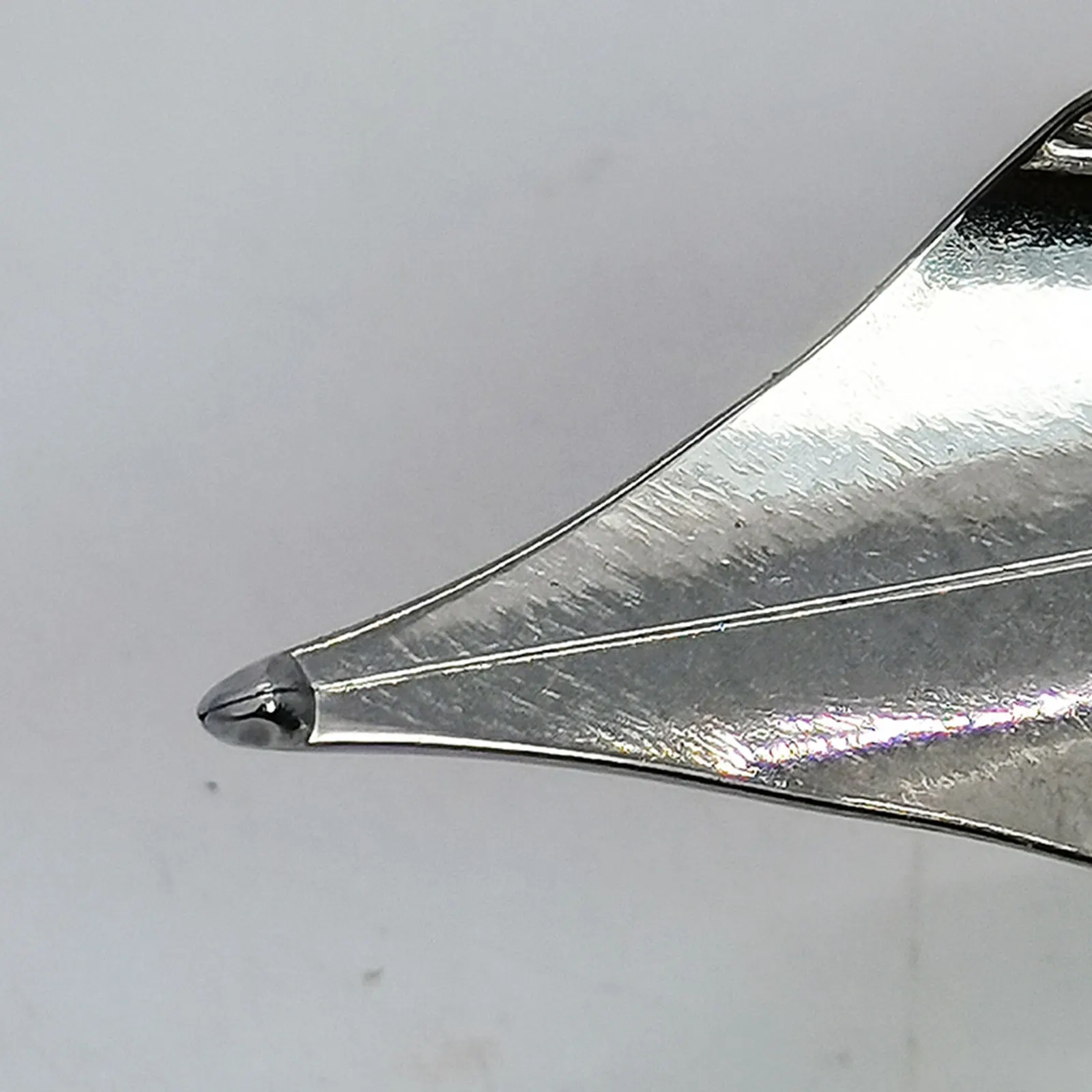 2Pcs Kaigelu Fontein Penpunten Lange Mes Slijpen Nib Met Feed Vlam Ruit Mark