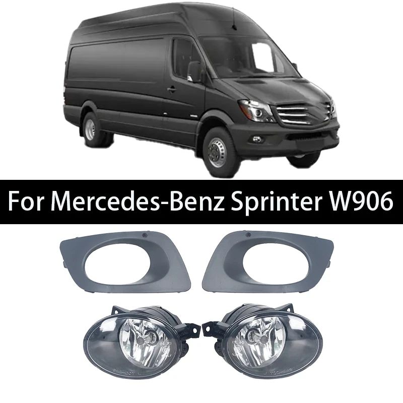 

Передняя противотуманная фара автомобиля для Mercedes-Benz Sprinter W906 2014-2018 с галогенными лампами, противотуманная фара дальнего света 9068203861 9068203961