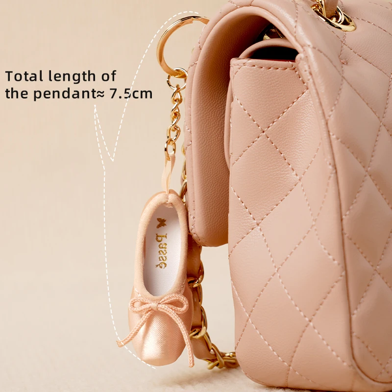 Girls Ballet Shoe Keychain Women Point Shoe Pedant Decoration for Dancer Ballerina Dance Bags Ballet Accessories Gifts Keyring