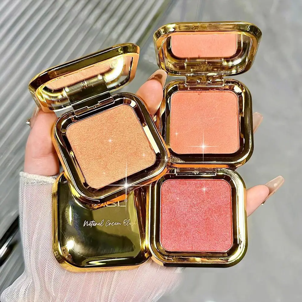 Misty 3D Fard Crema Fine Shimmer Nebbia morbida Blush punteggiato Usa il colore Fine Eye Fard naturale Ombra singola multipla Shimmer U2T2