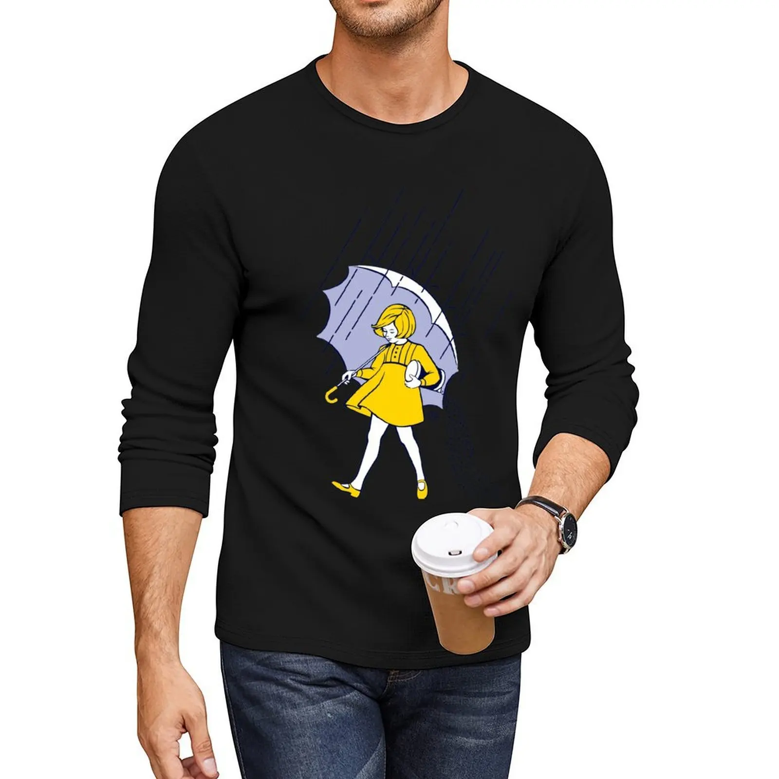 

MORTON SALT GIRL 2014 Long T-Shirt graphics t shirt plus size tops sports fan t-shirts oversized t shirts for men