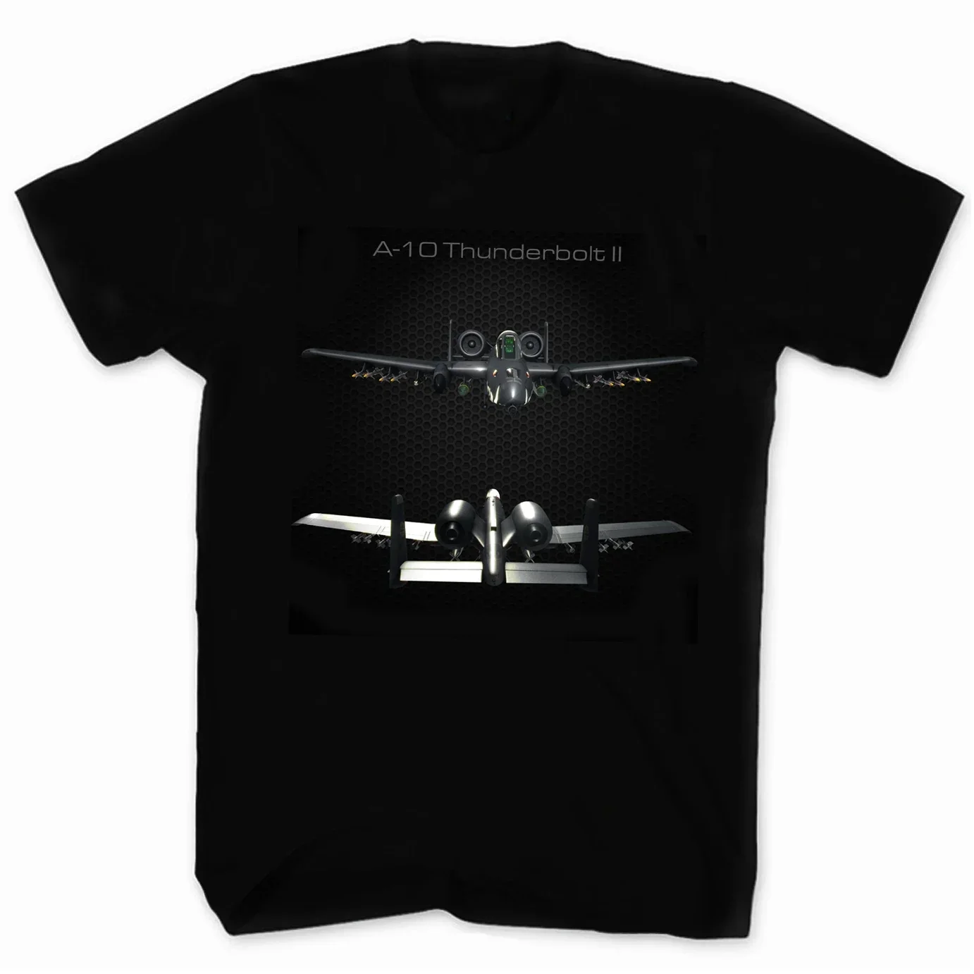 A-10 Thunderbolt II Attack Aircraft T Shirt. 100% Cotton Short Sleeve O-Neck Casual T-shirts Loose Top New Size S-3XL