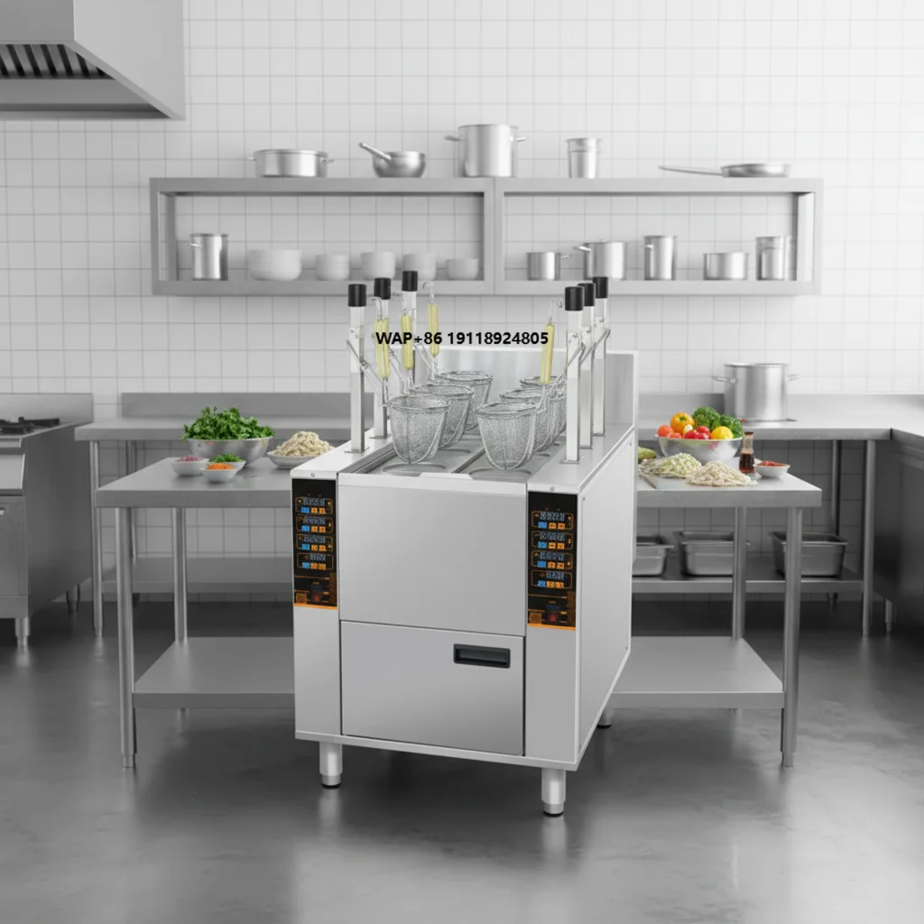High Productivity Automatic up and Down Pasta & Noodle Cooker New Condition Boiler