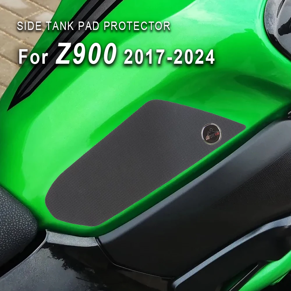 

Anti-slip Side Tank Pad Protection For Kawasaki Z900 Z 900 2017 2018 2019-2024 Knee Grips Decals Motorcycle Stickers Accessories