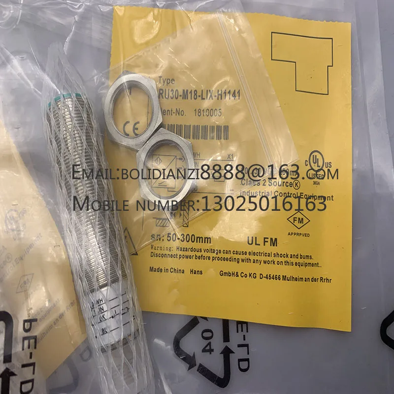 

New ultrasonic sensor RU30-M18-LIX-H1141 in stock