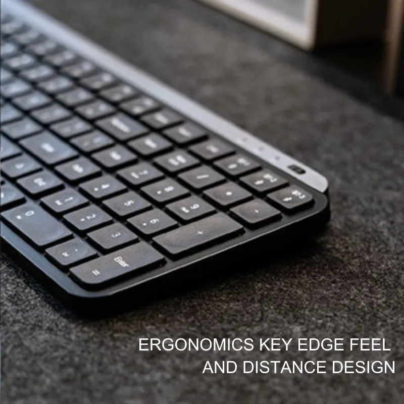 EOENKK Dual-zone Bluetooth Keyboard Drop Key Cap Ergonomic external office game rechargeable silent universal