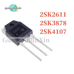 10PCS K2611 K3878 K4107 2SK2611 2SK3878 2SK4107 TO-3P SC-65 9A 900V N-channel MOSFET DIP Transistors Welding Machine Switch Tube