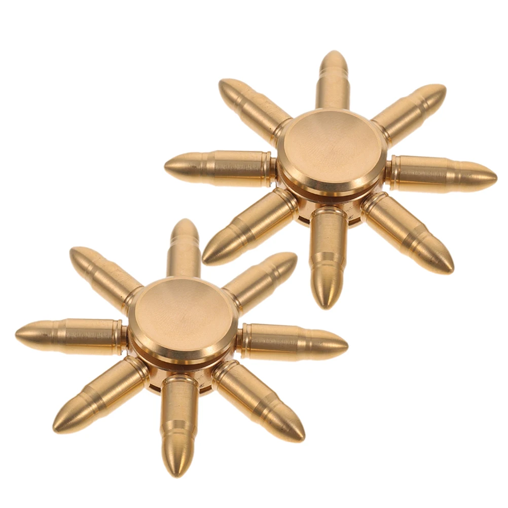 2Pcs Gyroscope Mini Finger Spinning Top Gift for Student Portable Interactive