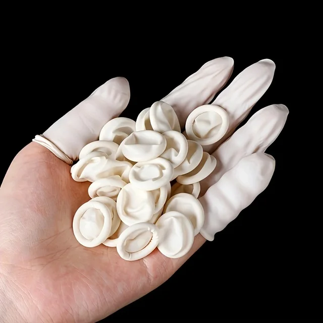 Jednorazowe nakładki na palce Beauty Special Clear Acne Embroidery Fingertip Protection Cover LABOR Protection Thickened Finger Cots