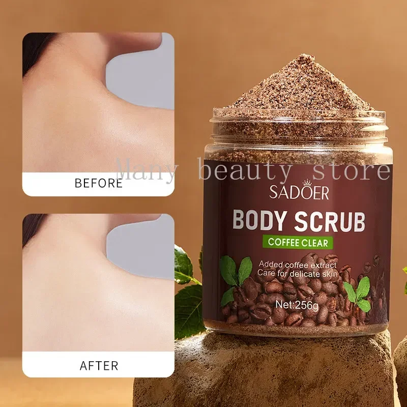 Coffee Scrub 256g Moisturizes and Softens Cuticles Skin Whitening Exfoliating Deep Clean Brighten Delicate Smoothing Skin Care