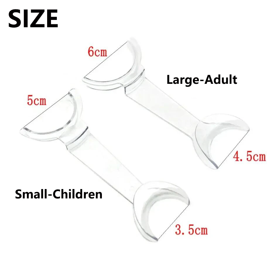 Double Head Lip Retractor Intraoral Black Cheek Upper Lower Lip Retractor Dental Mouths Openers Orthodontic Dentist Tools