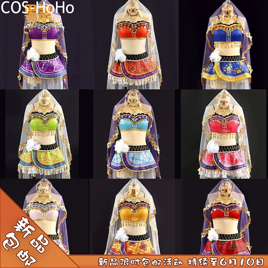 

COS-HoHo Lovelive u Kousaka Honoka/Tojo Nozomi, все учащиеся танцоры, пробуждение, великолепное платье, униформа, костюм для косплея, женский костюм