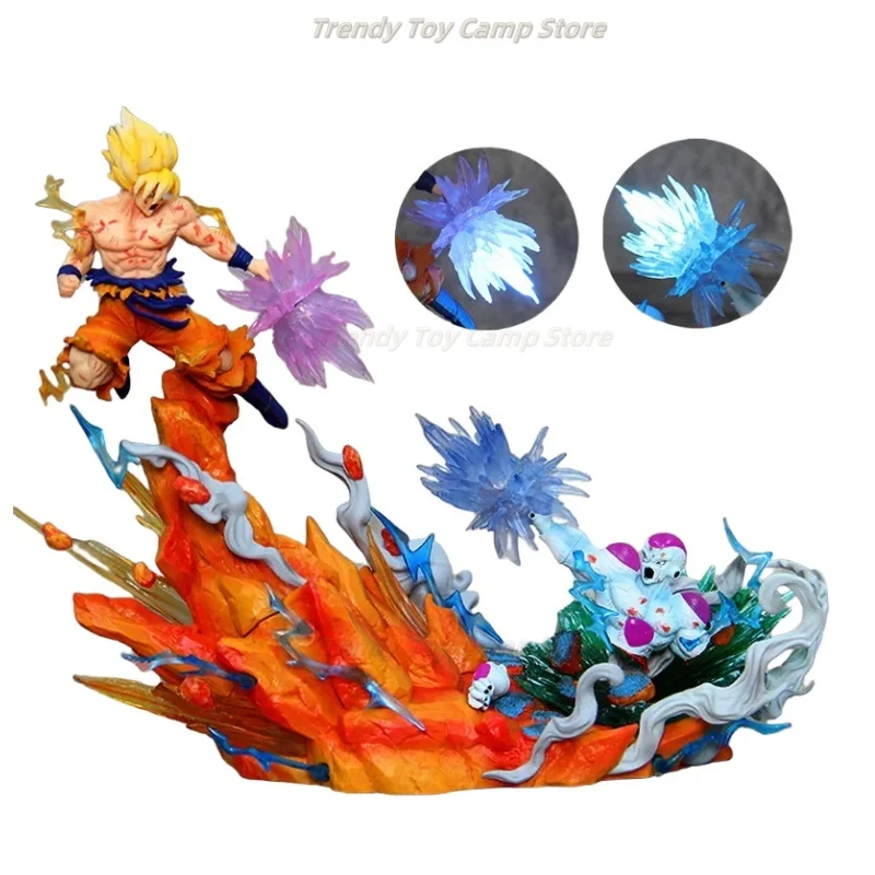 

21 см аниме Dragon Ball фигурка Goku VS Frieza фигурки Sky Top Wcf Freezer Son Goku аниме модель из ПВХ коллекция игрушек в подарок