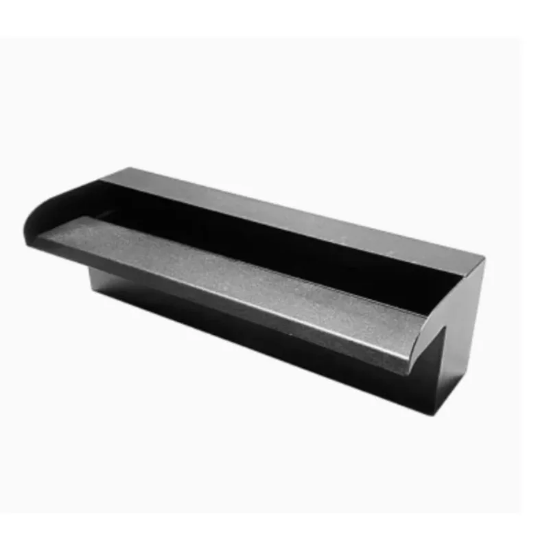 Stainless steel waterfall outlet villa garden water curtain flow mouth courtyard landscape waterscape wall decoration