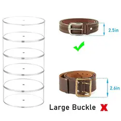 Easy to Belt Storage Box Space-saving Acrylic Belt Storage Box Multi-layer Organizer for Belts Watches Jewelry Acrylic Belt