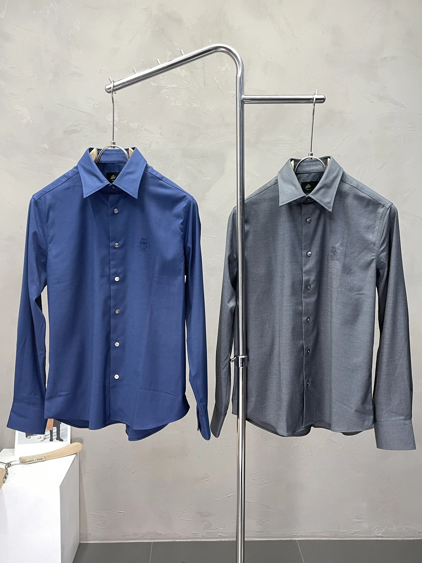 

BLIYOSS College style Long-sleeved Men Casual High quality Striped Short sleeved Old Money Simplicity Advanced Fabric Size S-3XL