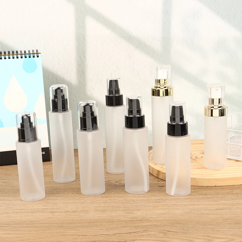 

100/120/150/200ml Vacuum Press Type Pump Bottle Refillable Makeup Cosmetics For Cream Gel Moisturizers Liquid Lotion Bottles