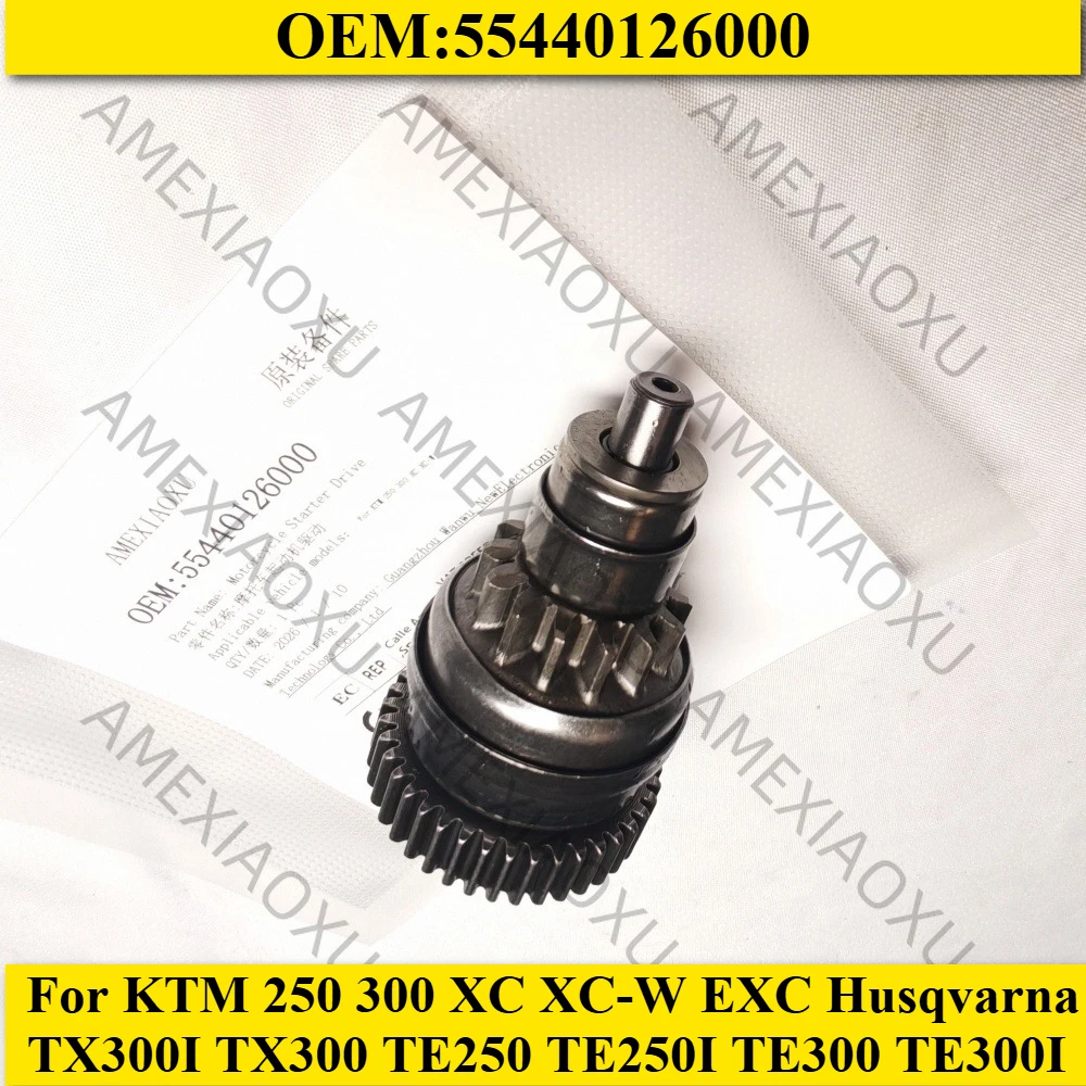 55440126000 Motorcycle Starter Drive Bendix For KTM 250 300 XC XC-W EXC Husqvarna TX300I TX300 TE250 TE250I TE300 TE300I