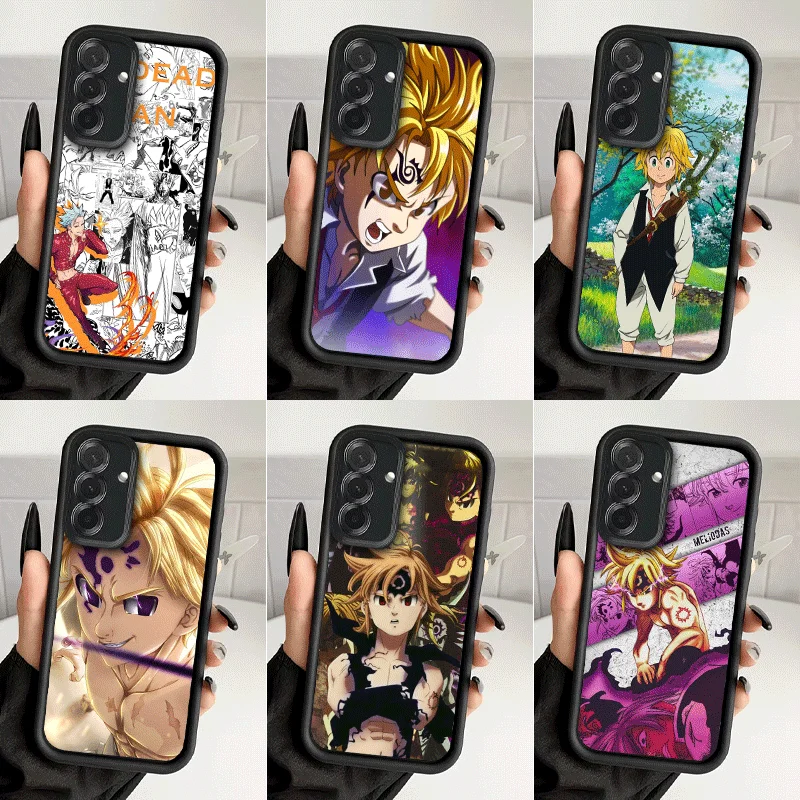 Противоударный чехол для телефона Seven D-Deadlys Sins Meliodas для Samsung A13 A14 A15 A16 A17 A33 A34 A35 A36 A37 A53 A54 A55 A56 A57 A23
