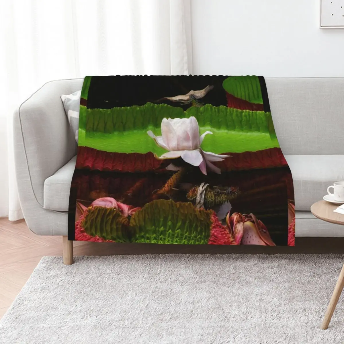 The Centerpiece Throw Blanket Single Flannels Cute Decorative Sofas Thermal Plaid on the sofa Blankets
