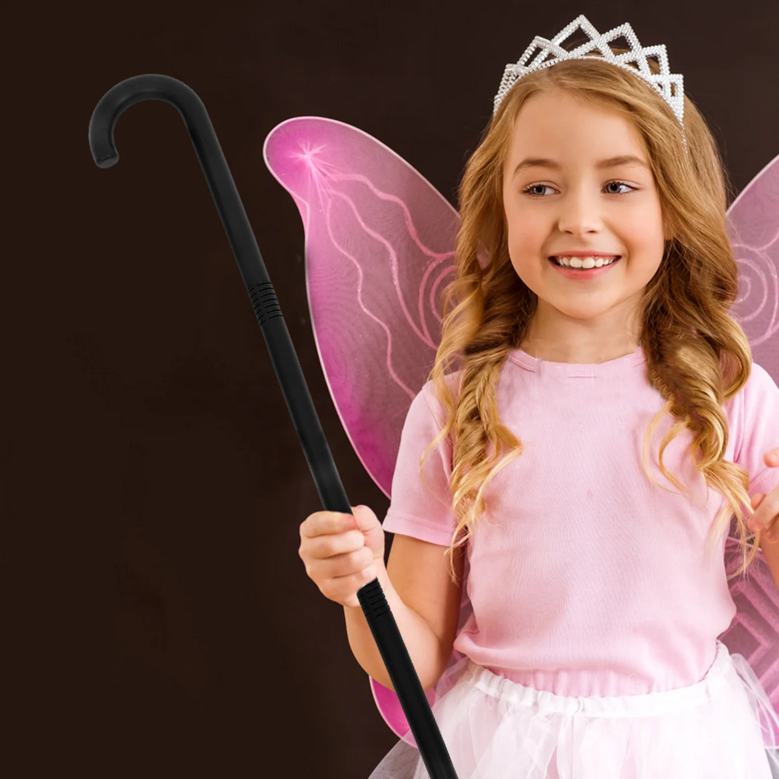 2 pçs muletas do mágico resistente cosplay bengalas mostrar cana teatral desempenho festa prop suprimentos muletas para