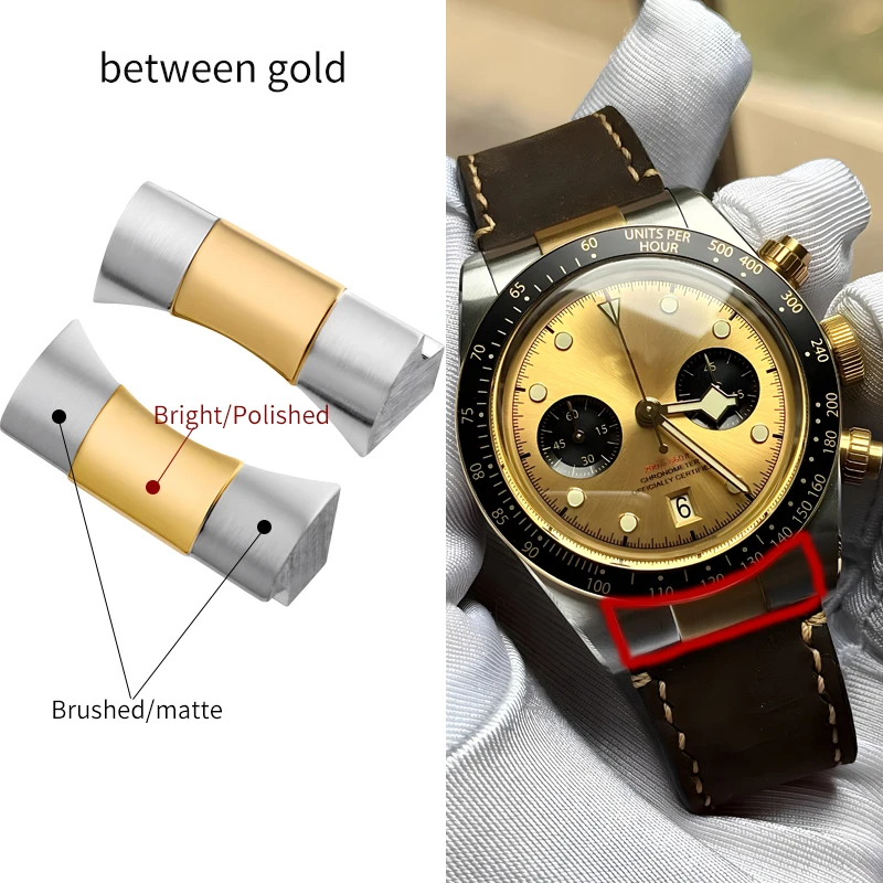 20 21 22 مللي متر 316L الصلبة الفولاذ المقاوم للصدأ قوس الفم عدسة ل تيودور بلاك باي M79230R M79363N ليتل صغيرة الوحش محول موصل