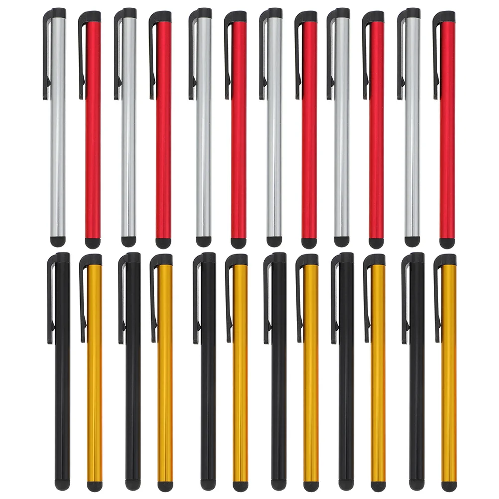 24 Pcs Touch Screen Stylus Pen Tips Convenient Universal Phone Aluminum Alloy Capacitive