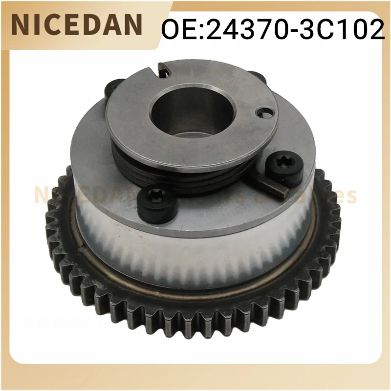 

24370-3C102 Exhaust Camshaft Gear CVT 24370 3C102 For Santa Fe Azera Genesis For Sorento Sedona 3.3 3.5 3.8 243703C102 New