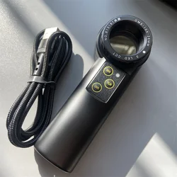 10X-30X Shadowless Magnifier Achromatic Jewelry Loupe Antique Diamond Watch Identification Magnifying Glass with LED Lights