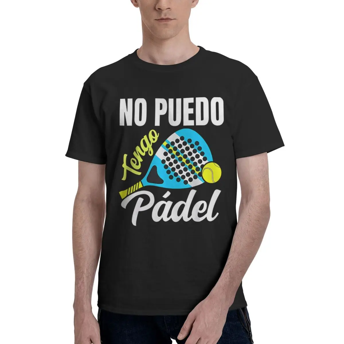 

I Can't Have Padel Fans, повседневная дышащая удобная футболка из 100% хлопка, забавная мужская футболка, мужские футболки