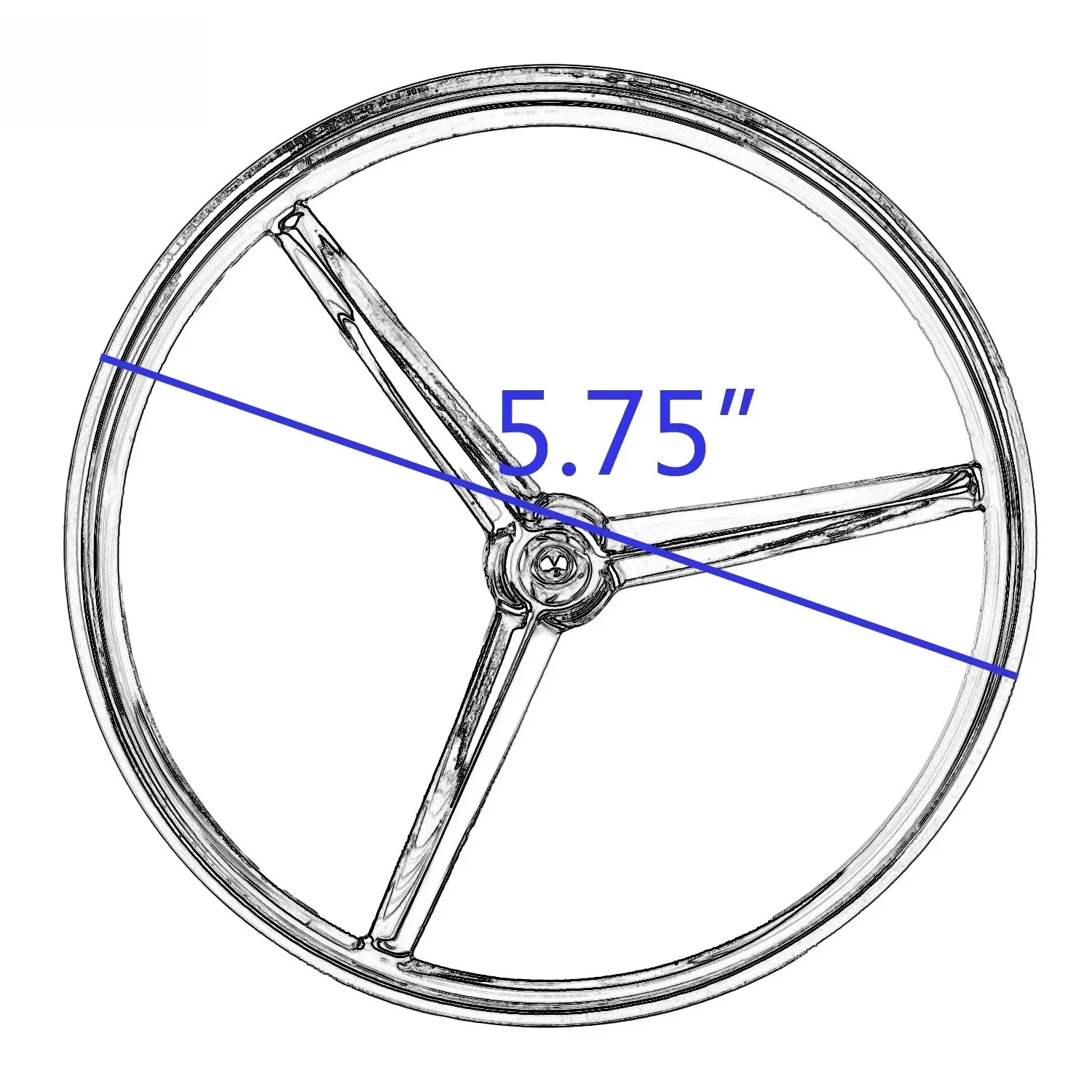 1 Piece Motorcycle For Harley 5-3/4