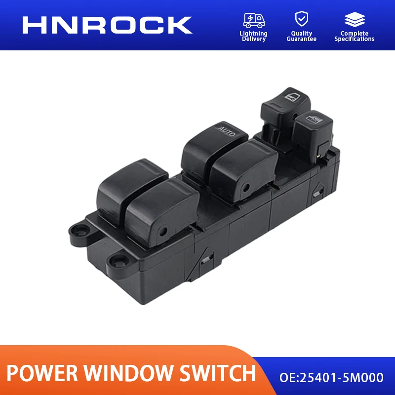 NEW HNROCK 25401-5M000 Glass Window Regulator Main Switch, suitable for Dongfeng Nissan NISSAN car window master switch