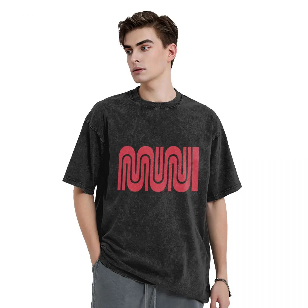 Muni Worm - SF ICONS T-Shirt Short sleeve tee shirts graphic plus size tops graphic tee shirt fitted t shirts for men