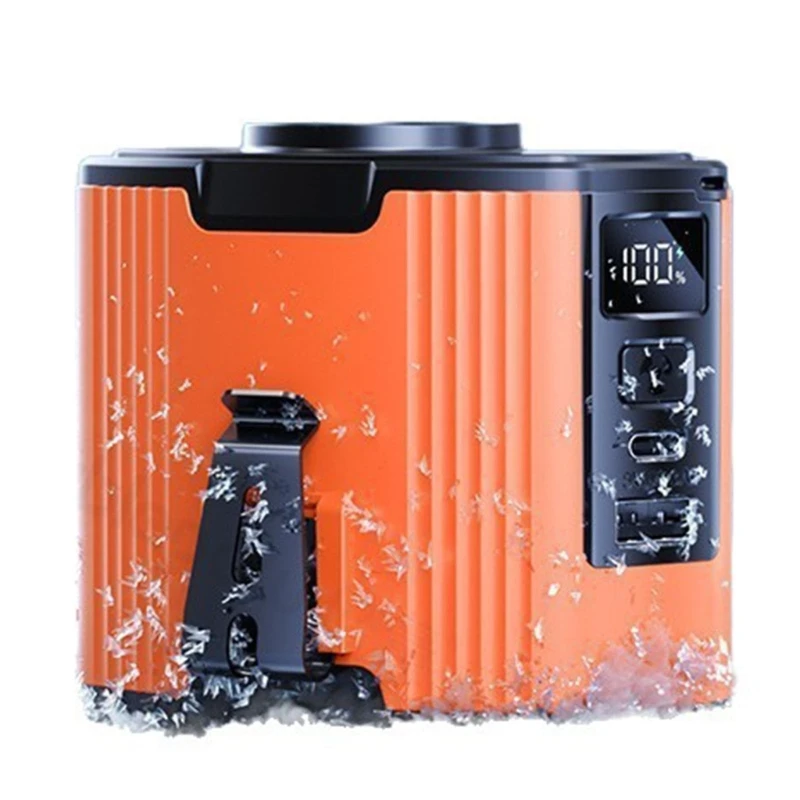 

Wearable Waist Fan 12000mAh Clip Fan Rechargable Cooling Fan ABS Texture Portable Fan Present for Sports Enthusiasts