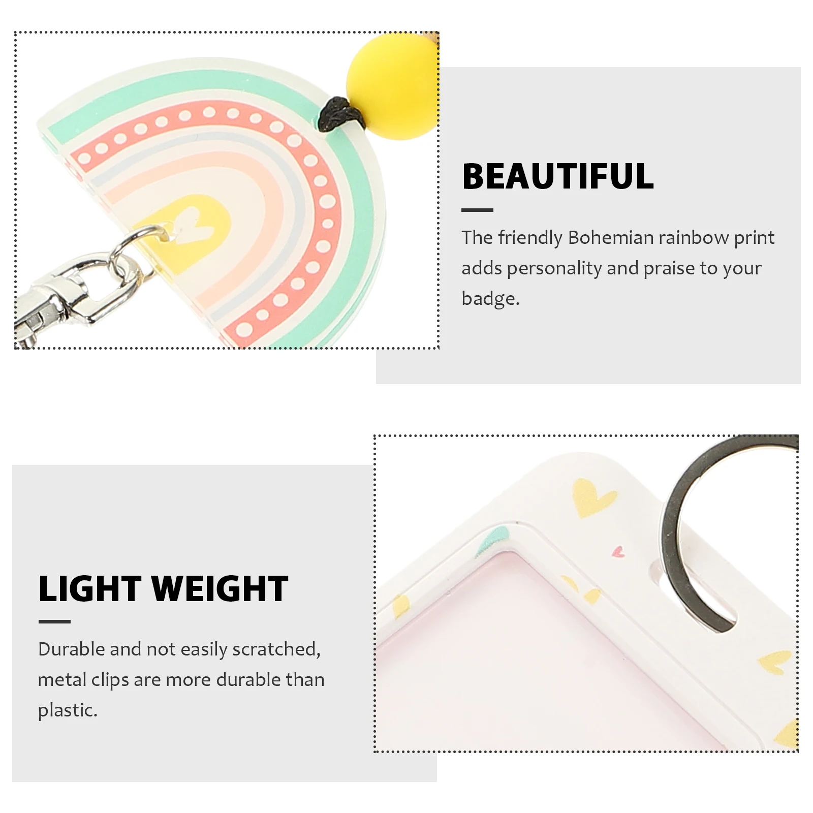 

1 Set Slide Open Card Holder Name Badge Holder Id Card Sleeve Lanyard Zinc Alloy Silicone Vertical Protector For Id Student Bank