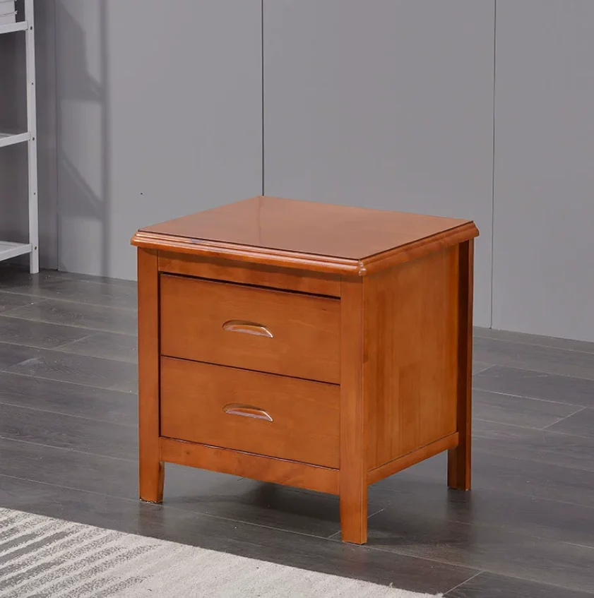 //Modern Simple  Bedside Cabinet For Apartment And Hotel Use Small Bedroom Nightstand With Simple Shelf And Filing Features