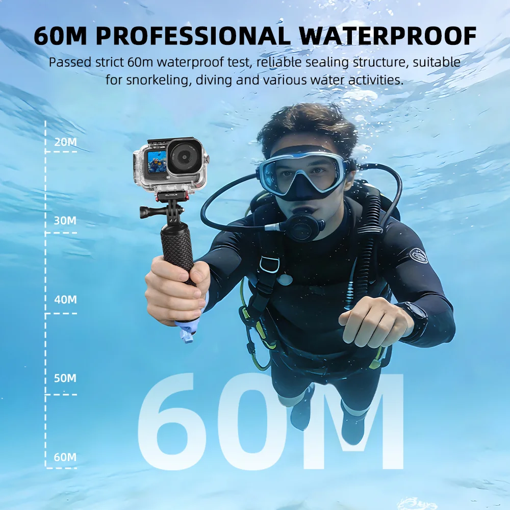 

Водонепроницаемый защитный чехол 60M для DJI OSMO Action 6, комплект для дайвинга, защита от царапин, магнитная рамка, HD-линза с защитой от запотевания, аксессуары