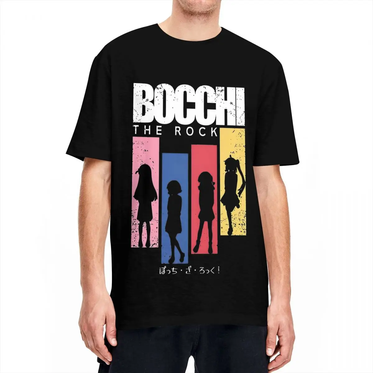 BOCCHI THE ROCK! - Kessoku Band T Shirts Men Women Pure Cotton Awesome T-Shirts Tee Shirt Short Sleeve Clothing Party