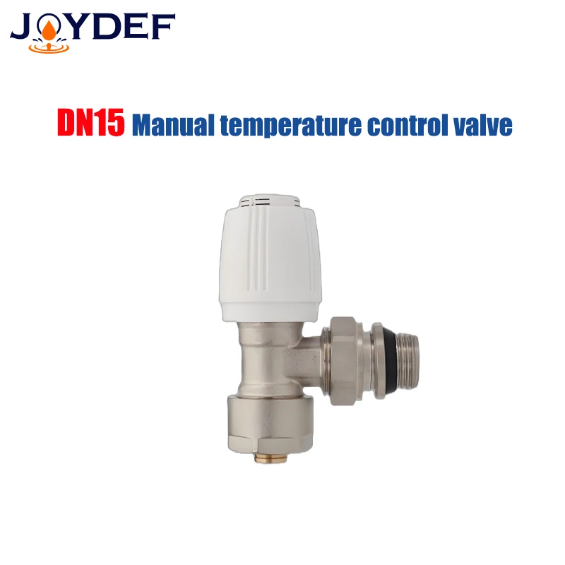 

DN15 manual heating temperature control valve thread hot melt for underfloor heating control valve