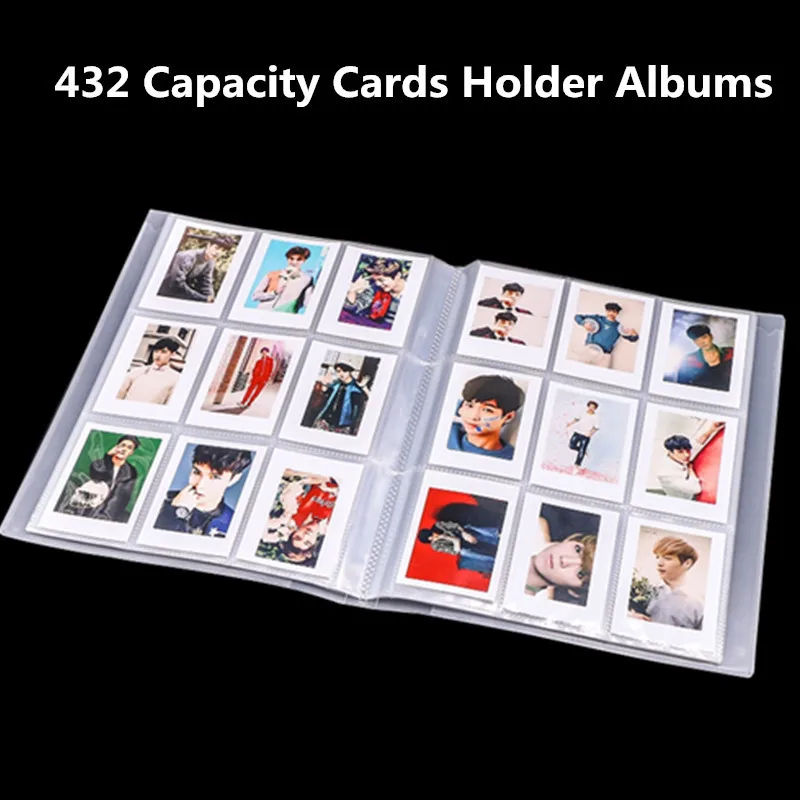 Big Mac 540 Capacity Cards Holder Albums with 30 Page for Board Game Star Celebrity Card Photo Collect Album Book Sleeve Holders