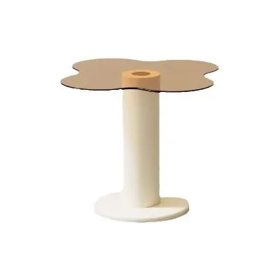 

Cream wind living room coffee table side table small apartment modern simple household tea table combination light luxury I